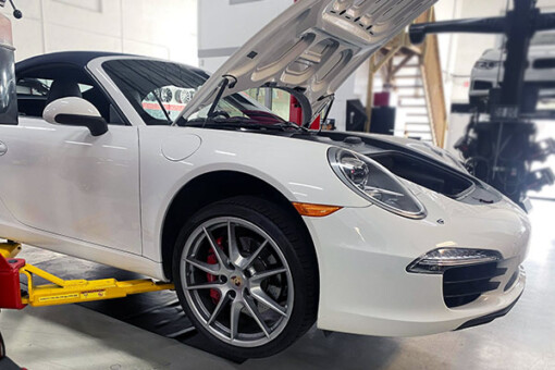 Porsche mechanics at Euromotive Performance, a leading Porsche repair shop near Hallandale Beach, FL, specialize in Porsche repair and maintenance