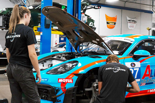 Porsche GT mechanics at Kellymoss, a leading Porsche GT repair shop near Madison, WI, specialize in Porsche GT repair and maintenance.