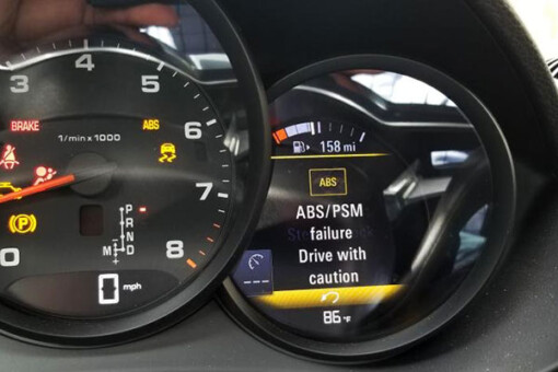 Porsche PSM Failure Dashboard Messages Explained