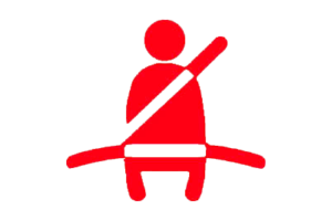 Porsche seat belt warning